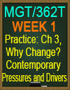 MGT/362T WK1 Ch3 Why Change?